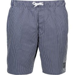 Szorty kapielowe "Print Leisure" w kolorze granatowo-białym. Niebieskie kąpielówki męskie Speedo, m, w paski, z materiału. W wyprzedaży za 115,95 zł.
