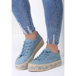 Espadryle damskie: Niebieskie Espadryle Rescue