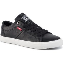 Tenisówki LEVI'S - 227843-755-59 Regular Black. Czarne półbuty damskie Levi's®, bez wzorów, z gumy, bez zapięcia. Za 229,00 zł.