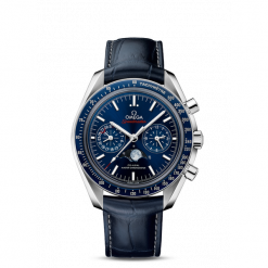 ZEGAREK OMEGA Speedmaster 304.33.44.52.03.001. Niebieskie zegarki męskie marki OMEGA, ze stali. Za 38700,00 zł.