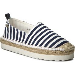 Espadryle BIG STAR - W274002 White/Navy. Niebieskie espadryle damskie marki BIG STAR, bez wzorów, ze skóry, retro, bez obcasa, na płaskiej podeszwie, bez zapięcia. Za 89,00 zł.