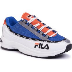 Sneakersy FILA - Dstr97 Cb 1010713.92M White/Olympian Blue. Niebieskie sneakersy męskie Fila, bez zapięcia. W wyprzedaży za 299,00 zł.