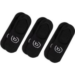 Zestaw 3 par stopek unisex BUGATTI - 6897 Basic Black. Czarne skarpetki damskie Bugatti, bez wzorów, z elastanu. Za 49,00 zł.