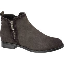 Botki damskie 5th Avenue popielate. Szare botki damskie na obcasie 5th Avenue, z materiału, na zamek. Za 125,00 zł.