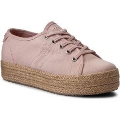 Espadryle NAPAPIJRI - Hope 14738788 Peach Whip N59. Różowe półbuty damskie Napapijri, bez wzorów, z tworzywa sztucznego, bez obcasa, na obcasie, bez zapięcia. W wyprzedaży za 199,00 zł.