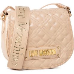 Torebka LOVE MOSCHINO - JC4006PP1ALA0107 Naturale. Brązowe listonoszki damskie Love Moschino, bez wzorów, ze skóry ekologicznej, bez dodatków. W wyprzedaży za 519,00 zł.