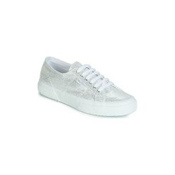 Buty Superga 2750 JERSEY FROST LAME W. Szare trampki i tenisówki damskie Superga, bez wzorów, z jersey, bez zapięcia. Za 303,20 zł.