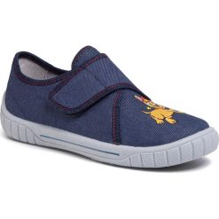 Kapcie SUPERFIT - 1-000278-81 S Blau. Niebieskie sandały chłopięce Superfit, z tworzywa sztucznego, bez zapięcia. Za 129,00 zł.