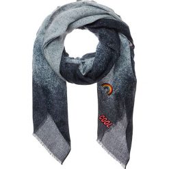 Szaliki damskie: Szal w kolorze granatowym ze wzorem – 180 x 90 cm