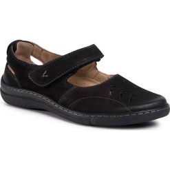 Półbuty GO SOFT - 2081-14 Black. Czarne półbuty damskie GO SOFT, na co dzień, bez wzorów, ze skóry, bez obcasa, na płaskiej podeszwie, bez zapięcia. Za 139,99 zł.