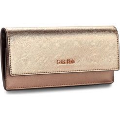 Portfele damskie: Duży Portfel Damski CALVIN KLEIN BLACK LABEL – Marissa Large Slim T K60K603753 609
