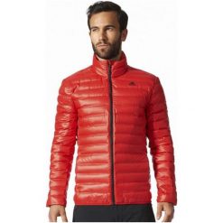 MĘSKA KURTKA PUCHOWA ADIDAS VARILITE (XXL). Pomarańczowe kurtki męskie Adidas, na zimę, s, bez wzorów, z poliesteru, bez kaptura. W wyprzedaży za 299,99 zł.