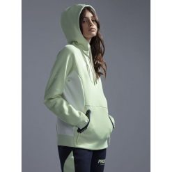 Bluza damska 4F x PROSTO. Pomarańczowe bluzy damskie l, z nadrukiem, z dzianiny. W wyprzedaży za 149,99 zł.