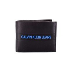 Portfele Calvin Klein Jeans K40K400411. Czarne portfele męskie marki Calvin Klein Jeans, z jeansu. Za 264,80 zł.