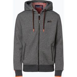 Superdry - Męska bluza rozpinana, szary. Szare bluzy męskie marki Superdry, m, bez wzorów, z kontrastowym kołnierzykiem, bez rękawów, bez kaptura. Za 379,95 zł.