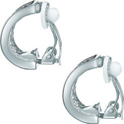 Posrebrzane klipsy. Szare klipsy damskie Highstreet Jewels, Runway & Co., srebrne. W wyprzedaży za 49,95 zł.