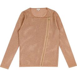 Kurtka "Coconut" w kolorze jasnobrązowym. Pomarańczowe kurtki damskie Ateliers de la maille Paris, bez wzorów, z kaszmiru, bez kaptura. W wyprzedaży za 257,95 zł.