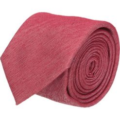 Krawaty męskie: krawat cotton czerwony classic 200