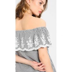 Sukienki: Dorothy Perkins Petite EMBROIDERED BARDOT DRESS Sukienka letnia black