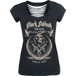 Bluzki ażurowe: Black Sabbath The End Grim Reaper Koszulka damska czarny