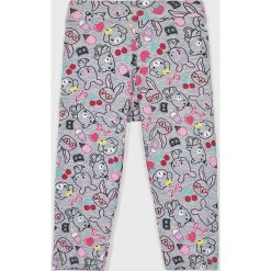 Blukids - Legginsy dziecięce 98-134 cm. Szare spodnie dziewczęce Blukids, bez wzorów, z elastanu. W wyprzedaży za 24,90 zł.
