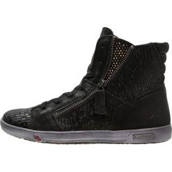 Felmini JOMAR Sneakersy wysokie elefante black. Czarne trampki i tenisówki damskie marki Felmini, bez wzorów, ze skóry, bez zapięcia. Za 579,00 zł.