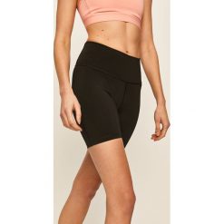 Adidas Performance - Szorty. Czarne spodenki sportowe damskie adidas Performance, s, bez wzorów, z elastanu, sportowe, z podwyższonym stanem. Za 179,90 zł.