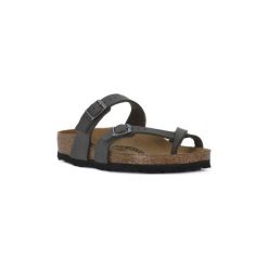 Klapki Birkenstock MAYARI GREEN. Zielone klapki damskie marki Birkenstock, bez wzorów, bez obcasa. Za 343,56 zł.