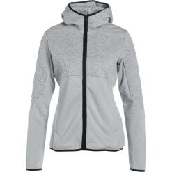 Kurtki damskie softshell: Even&Odd active Kurtka z polaru mottled light grey