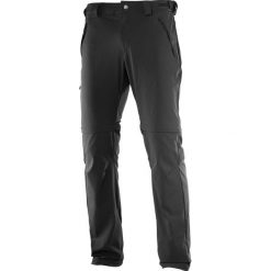 Salomon Wayfarer Zip Pant M Black 50. Czarne spodnie męskie marki Salomon, m, bez wzorów, sportowe, długie. W wyprzedaży za 349,00 zł.