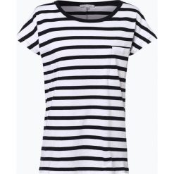 Marie Lund - T-shirt damski, czarny. Czarne t-shirty damskie marki Marie Lund, xs, w paski, z bawełny, bez kołnierzyka. Za 49,95 zł.