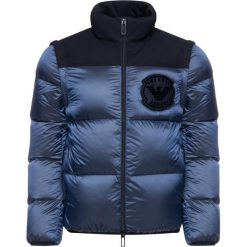 Kurtka puchowa Emporio Armani 6G1BP8 1NINZ 0746. Niebieskie kurtki męskie Emporio Armani, m, bez wzorów, z poliesteru, bez kaptura. W wyprzedaży za 1039,00 zł.
