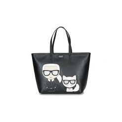 Torby shopper Karl Lagerfeld K/IKONIK SHOPPER. Czarne shopper bag damskie KARL LAGERFELD. Za 1289,00 zł.