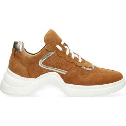 Sneakersy rude. Pomarańczowe sneakersy damskie Arturo Vicci, ze skóry. Za 319,00 zł.