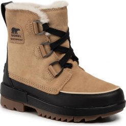 Śniegowce SOREL - Torino II NL3488 Curry 373. Brązowe kozaki damskie Sorel, na zimę, ze skóry, na niskim obcasie, bez zapięcia. Za 639,00 zł.