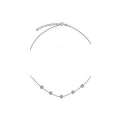 Srebrny naszyjnik choker koła. Szare naszyjniki damskie Atdiament, srebrne. Za 119,00 zł.