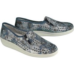 COMFORTABEL 942427-5 blau, półbuty damskie. Koturny damskie Comfortabel, bez obcasa, na koturnie, bez zapięcia. Za 239,90 zł.