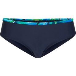 Figi bikini bonprix ciemnoniebieski. Niebieskie stroje kąpielowe damskie bonprix, z nadrukiem. Za 16,99 zł.