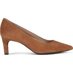 Geox - Szpilki skórzane. Pomarańczowe szpilki Geox, ze skóry. Za 499,90 zł.