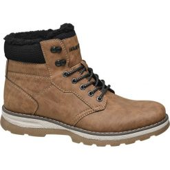 Trapery męskie Highland Creek brązowe. Pomarańczowe bez kategorii marki Highland Creek, z materiału, na sznurówki. Za 159,90 zł.
