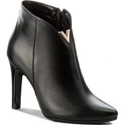 Botki SERGIO BARDI - Velletri FW127272617LM 101. Czarne buty zimowe damskie marki Sergio Bardi, z materiału, na obcasie. W wyprzedaży za 229,00 zł.