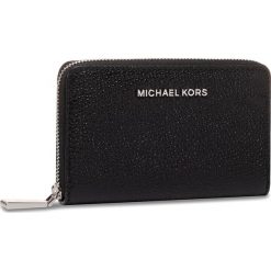 Duży Portfel Damski MICHAEL MICHAEL KORS - Jet Set 34H9SJ6D0L Black. Czarne portfele damskie MICHAEL Michael Kors, bez wzorów, ze skóry. Za 349,00 zł.