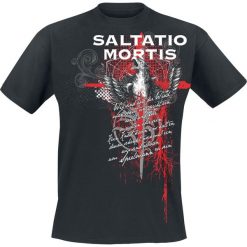 Saltatio Mortis Griffin Trash Polka T-Shirt czarny. Czarne koszulki męskie Saltatio Mortis, l, z nadrukiem, z okrągłym kołnierzem. Za 74,90 zł.