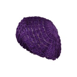 Beret damski Ażurowy fioletowy. Fioletowe berety damskie marki Art of Polo, w ażurowe wzory. Za 18,53 zł.