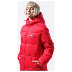 Fila Kurtka Bronwen Puff Hood Jacket , czerwony, rozmiar M. Czerwone kurtki damskie Fila, na zimę, s, bez wzorów, z materiału, bez kaptura. Za 649,99 zł.