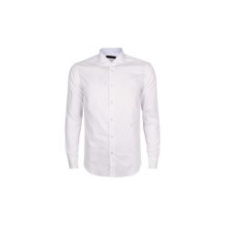 Koszule z długim rękawem Trussardi 32C06SINT. Białe koszule męskie Trussardi, m, bez wzorów, bez kołnierzyka, z długim rękawem. Za 189,00 zł.