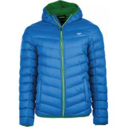 Kurtki chłopięce przeciwdeszczowe: BEJO Kurtka juniorska OLIVER JR Pirate Black/ Classic Green r. 152