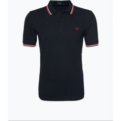 Fred Perry - Męska koszulka polo, niebieski. Niebieskie koszulki męskie Fred Perry, m, bez wzorów, z bawełny, klasyczne, bez rękawów. Za 299,95 zł.