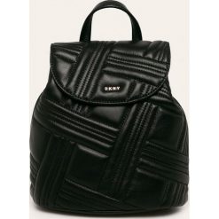 Dkny - Plecak skórzany. Czarne plecaki damskie DKNY, bez wzorów, ze skóry, eleganckie. W wyprzedaży za 899,90 zł.
