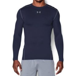 Under Armour Koszulka męska CREW-MDN/STL granatowa r. XXL (1265650-410). Szare koszulki sportowe męskie marki Under Armour, l, z dzianiny, z kapturem. Za 164,65 zł.
